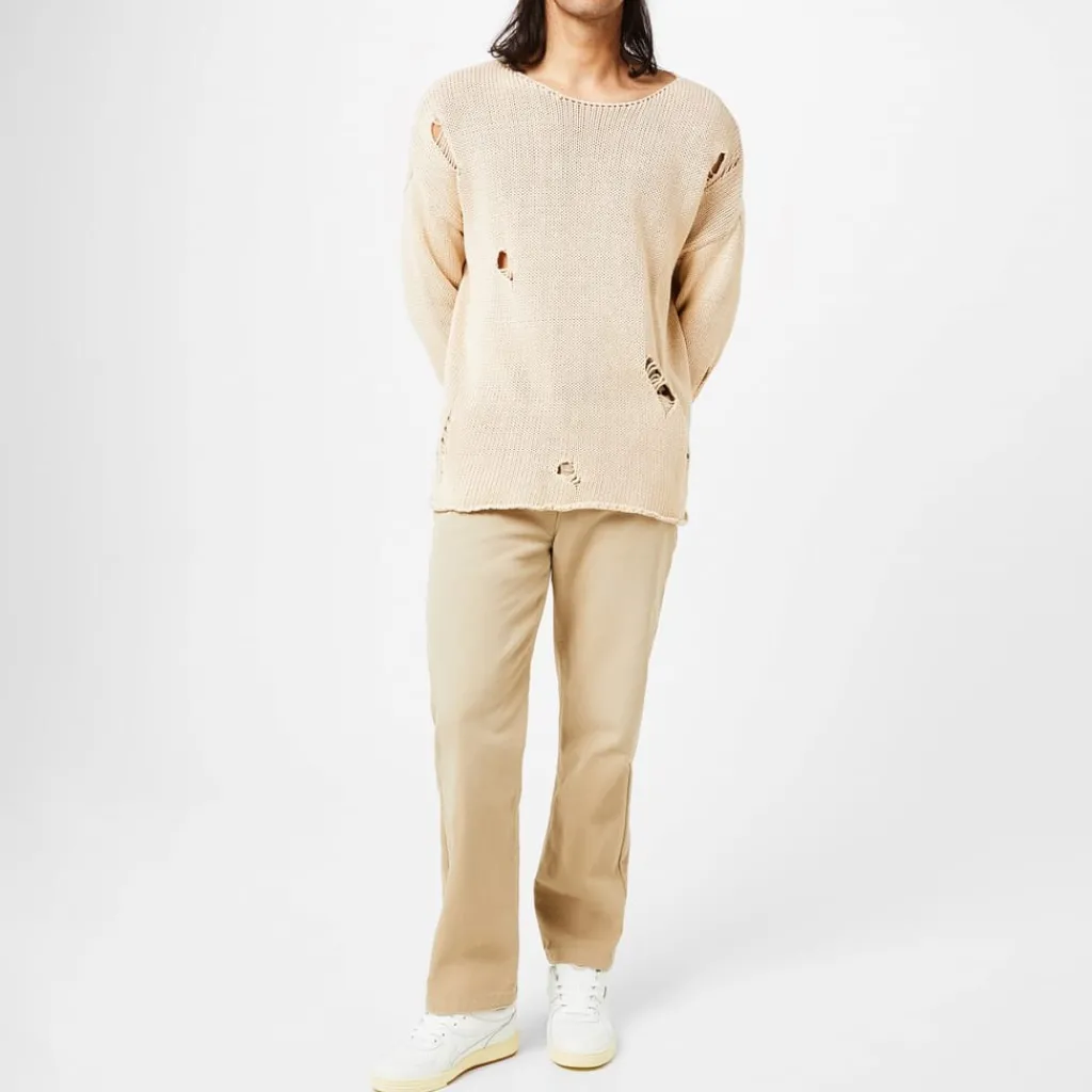 Knitwear*424 Crew Neck Relaxed Fit Sweater in Multi