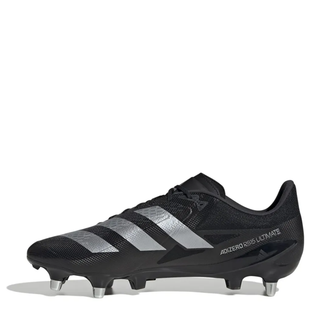 Boots*adidas Adizero Rs15 Ultimate Soft Ground Rugby Boots in Black
