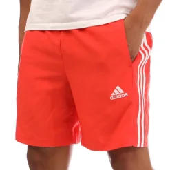 Shorts*adidas AEROREADY Essentials Chelsea 3-Stripes Shorts in Red