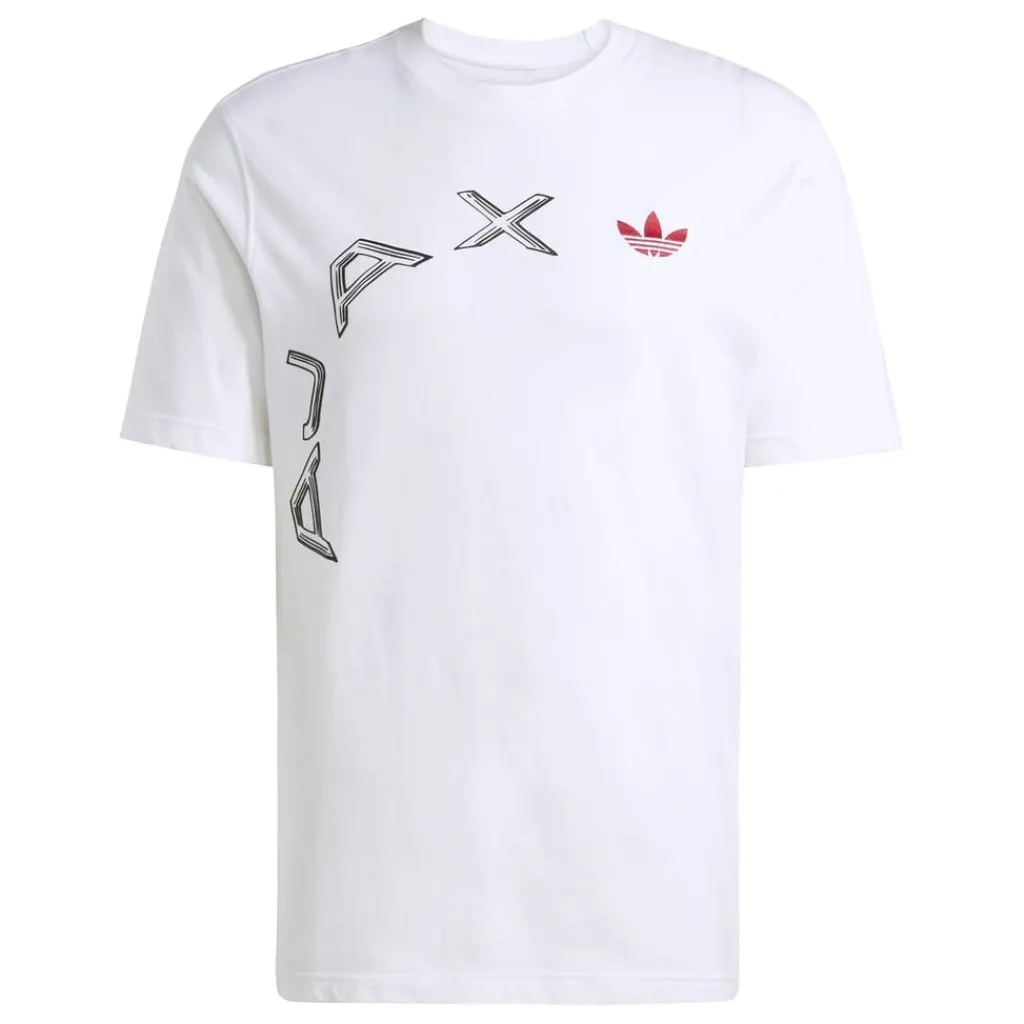 Football And Rugby Clothing*adidas Ajax Amsterdam Graphic T-Shirt Adults in White