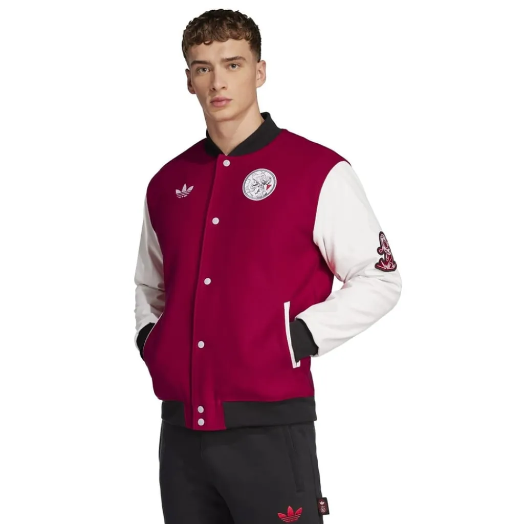 Tracksuits*adidas Ajax Amsterdam Graphic Jacket Adults in Red