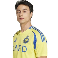Football And Rugby Clothing*adidas Al Nassr Ronaldo Home Shirt 2024 2025 Adults in Yellow