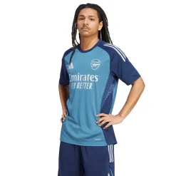 Football And Rugby Clothing*adidas Arsenal Tiro 25 Competition Training Shirt Adults in Blue