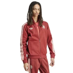 Tracksuits*adidas Bayern Munich Originals Tracksuit Top Adults in Red