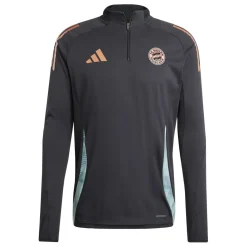 Fitness And Gymwear*adidas Bayern Munich Training Drill Top 2025 2026 Adults in Black