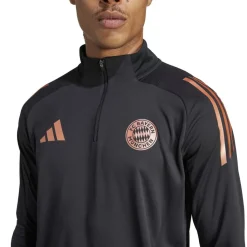 Fitness And Gymwear*adidas Bayern Munich Training Drill Top 2025 2026 Adults in Black