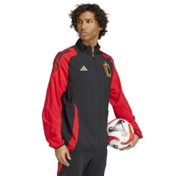 Tracksuits*adidas Belgium Pre Match Jacket 2024 Adults in Black