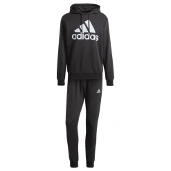 Tracksuits*adidas Big Logo Terry Tracksuit in Black