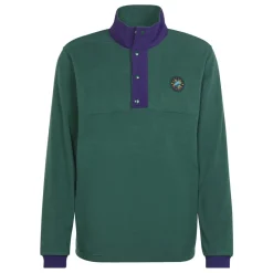 Sweatshirts*adidas Collared Neck Relaxed Fit Sweatshirt in Green