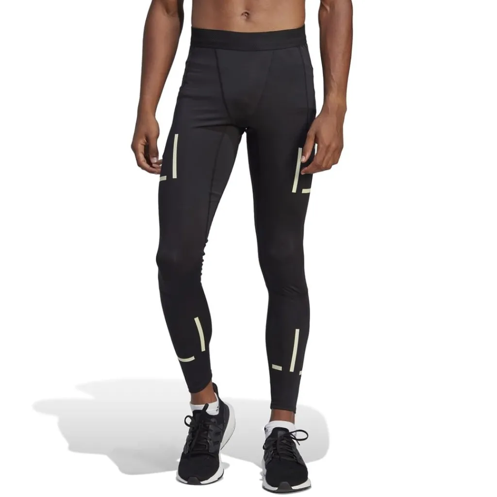 Fitness And Gym Pants*adidas Compression Fit Running Athletic Pants in Black