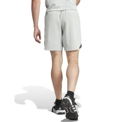 Fitness And Gym Shorts*adidas Curved Hem 9 Inch Running Shorts in Grey