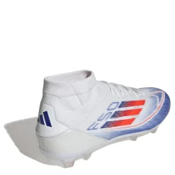 Football Boots*adidas F50 League Mid Cut Firm Ground Football Boots in White