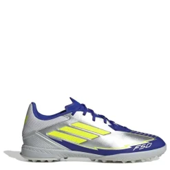 Football Boots*adidas F50 Messi Astro Turf Football Boots Adults in Silver
