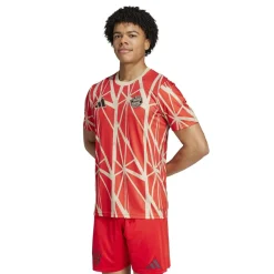 Football And Rugby Clothing*adidas Fc Bayern Munich Pre Match Shirt 2024 2025 Adults in Red