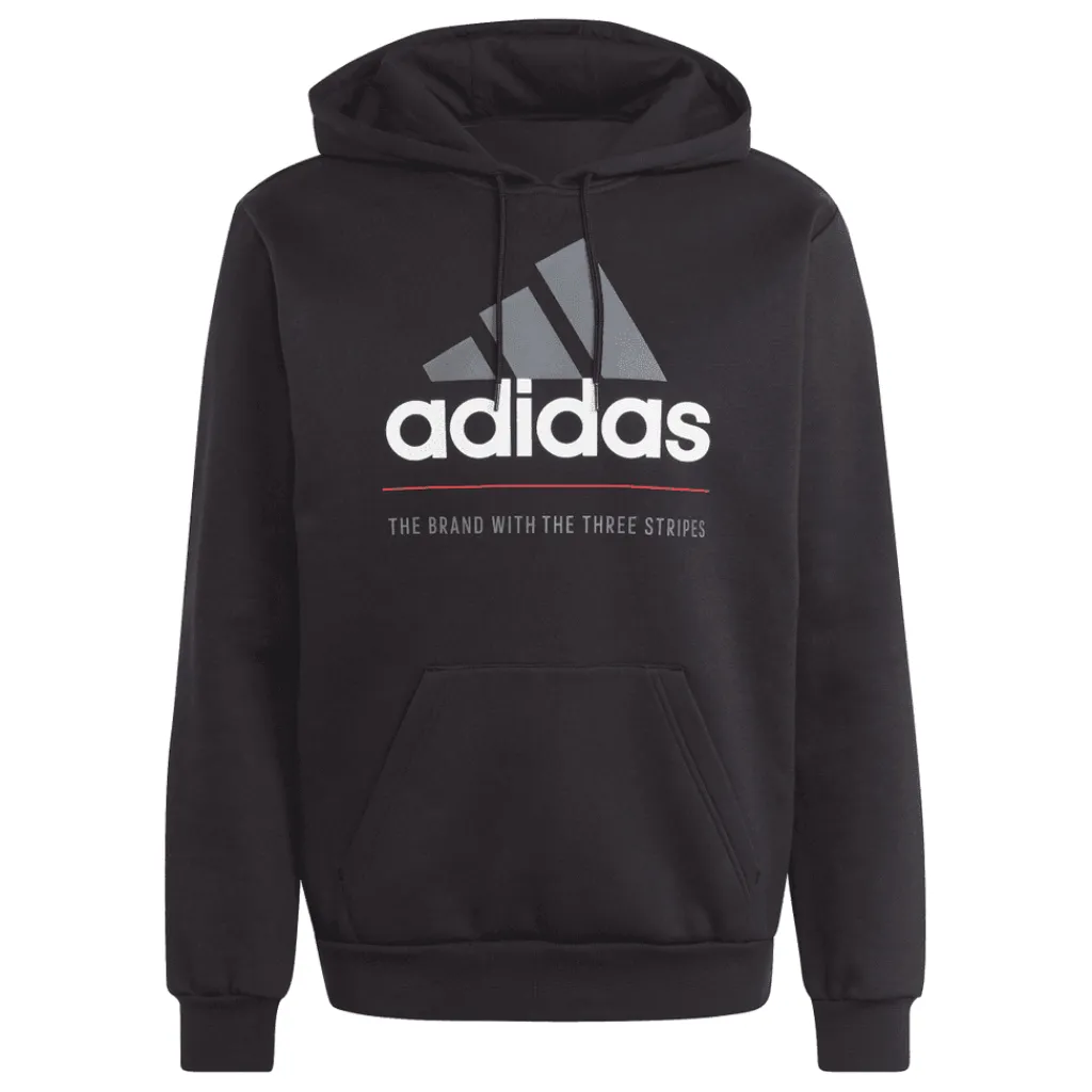 Tracksuits*adidas Fleece Hooded Tracksuit in Black