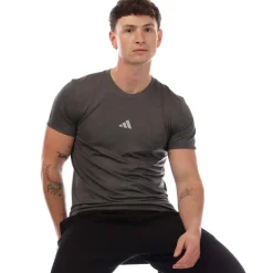 T-Shirts And Vests*adidas Gym+ Seamless T-Shirt in Grey