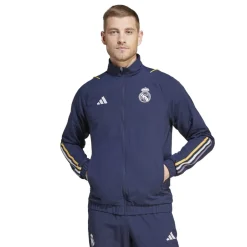 Fitness And Gym Tops*adidas High Neck Regular Fit Athletic Top in Blue