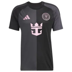 Football And Rugby Clothing*adidas Inter Miami Away Messi Shirt 2025 2026 Adults in Black
