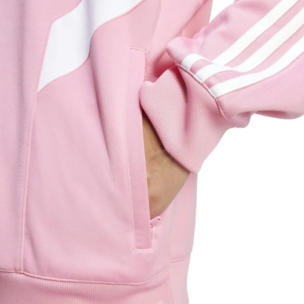 Fitness And Gym Tops*adidas Inter Miami Cf Originals Half Zip Crew Sweatshirt Adults in Pink
