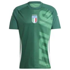 Football And Rugby Clothing*adidas Italy Pre Match Shirt 2024 Adults in Green