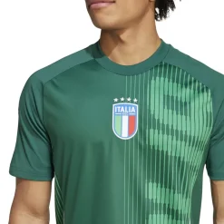 Football And Rugby Clothing*adidas Italy Pre Match Shirt 2024 Adults in Green