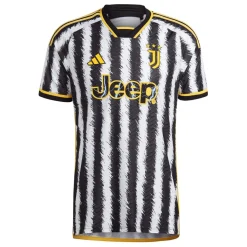 Football And Rugby Clothing*adidas Juventus Authentic Home Shirt 2023 2024 Adults in Black