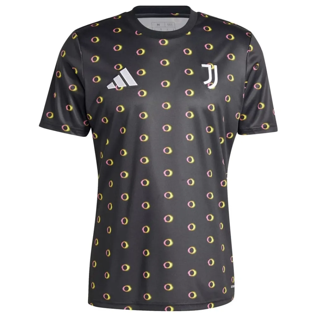 Football And Rugby Clothing*adidas Juventus Pre Match Shirt 2024 2025 Adults in Black