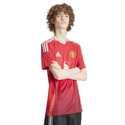 Football And Rugby Clothing*adidas Manchester United Home Shirt 2024 2025 Adults in Red