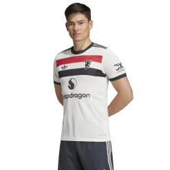 Football And Rugby Clothing*adidas Manchester United Authentic Third Shirt 2024 2025 Adults in White