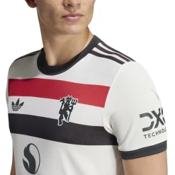 Football And Rugby Clothing*adidas Manchester United Authentic Third Shirt 2024 2025 Adults in White