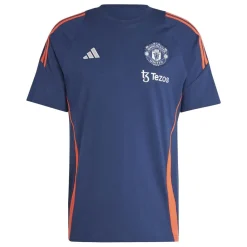 Football And Rugby Clothing*adidas Manchester United Tiro 24 T-Shirt 2024 2025 Adults in Blue