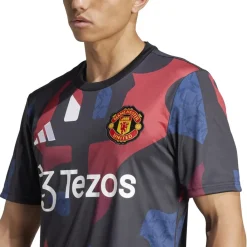 Football And Rugby Clothing*adidas Manchester United Prematch Shirt 2024 2025 Adults in Black