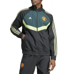 Tracksuits*adidas Manchester United Woven Track Top in black green