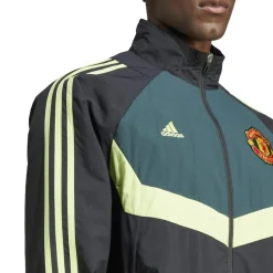 Tracksuits*adidas Manchester United Woven Track Top in black green