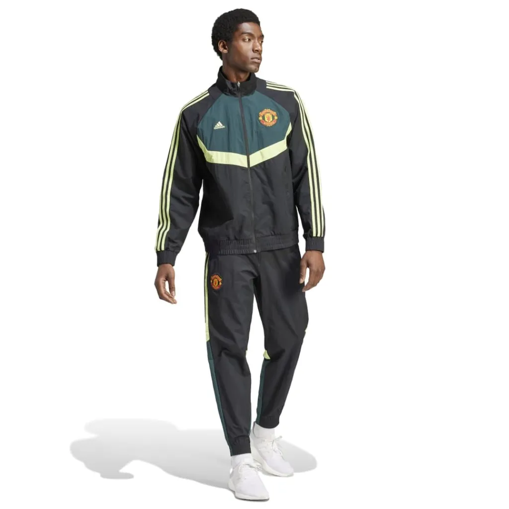 Tracksuits*adidas Manchester United Woven Track Top in black green