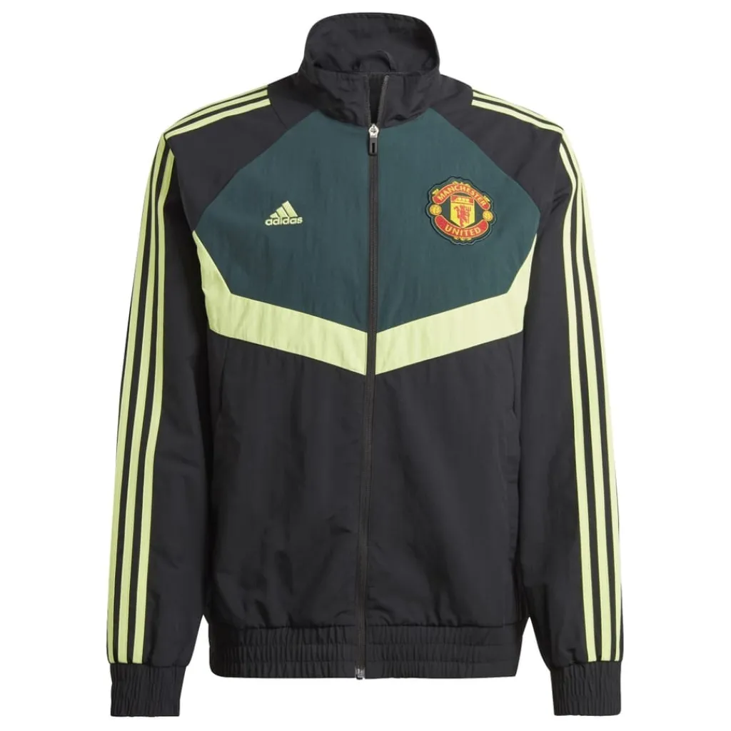 Tracksuits*adidas Manchester United Woven Track Top in black green