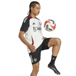 Football And Rugby Clothing*adidas Manchester United Training Shirt 2024 2025 Adults in Beige