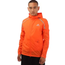 Fitness And Gym Tops*adidas Marathon Jacket in Orange