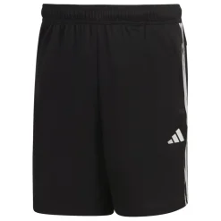 Fitness And Gym Shorts*adidas Mens 3 Stripe Essentials Pique Training Shorts in Black