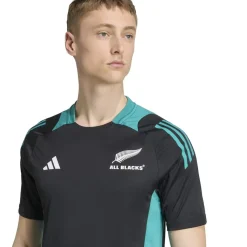 Fitness And Gym Tops*adidas Mens All Blacks Performance T-Shirt in Black