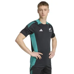 Fitness And Gym Tops*adidas Mens All Blacks Performance T-Shirt in Black