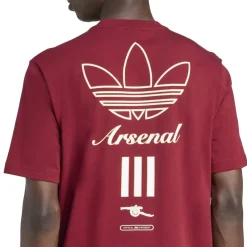 Football And Rugby Clothing*adidas Mens Arsenal Terrace Icons Graphic T-Shirt in Red