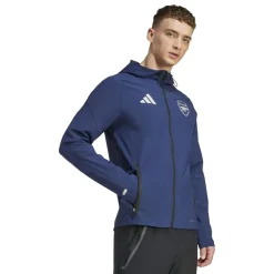 Tracksuits*adidas Mens Arsenal Vis Tech Travel Jacket in Black
