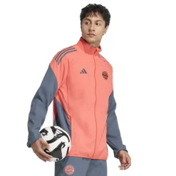 Tracksuits*adidas Mens Bayern Tiro 25 Competition Presentation Jacket in Orange