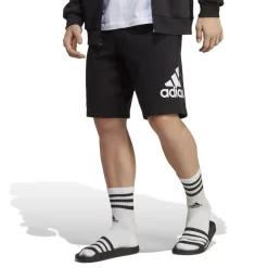Fitness And Gym Shorts*adidas Mens Big Logo French Terry Shorts in Black