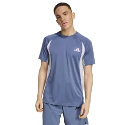 Fitness And Gym Tops|Fitness And Gymwear*adidas Mens Climacool Colorblock T-Shirt in Blue