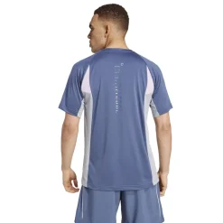 Fitness And Gym Tops|Fitness And Gymwear*adidas Mens Climacool Colorblock T-Shirt in Blue