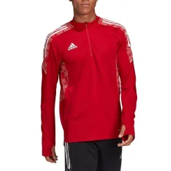 Fitness And Gymwear|Tracksuits*adidas Mens Condivo 21 Primeblue Presentation Track Top in red white