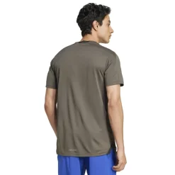Fitness And Gym Tops*adidas Mens Designed For Training Hiit Workout Heat.rdy T-Shirt in Green