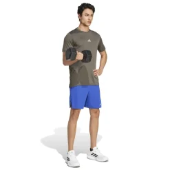 Fitness And Gym Tops*adidas Mens Designed For Training Hiit Workout Heat.rdy T-Shirt in Green